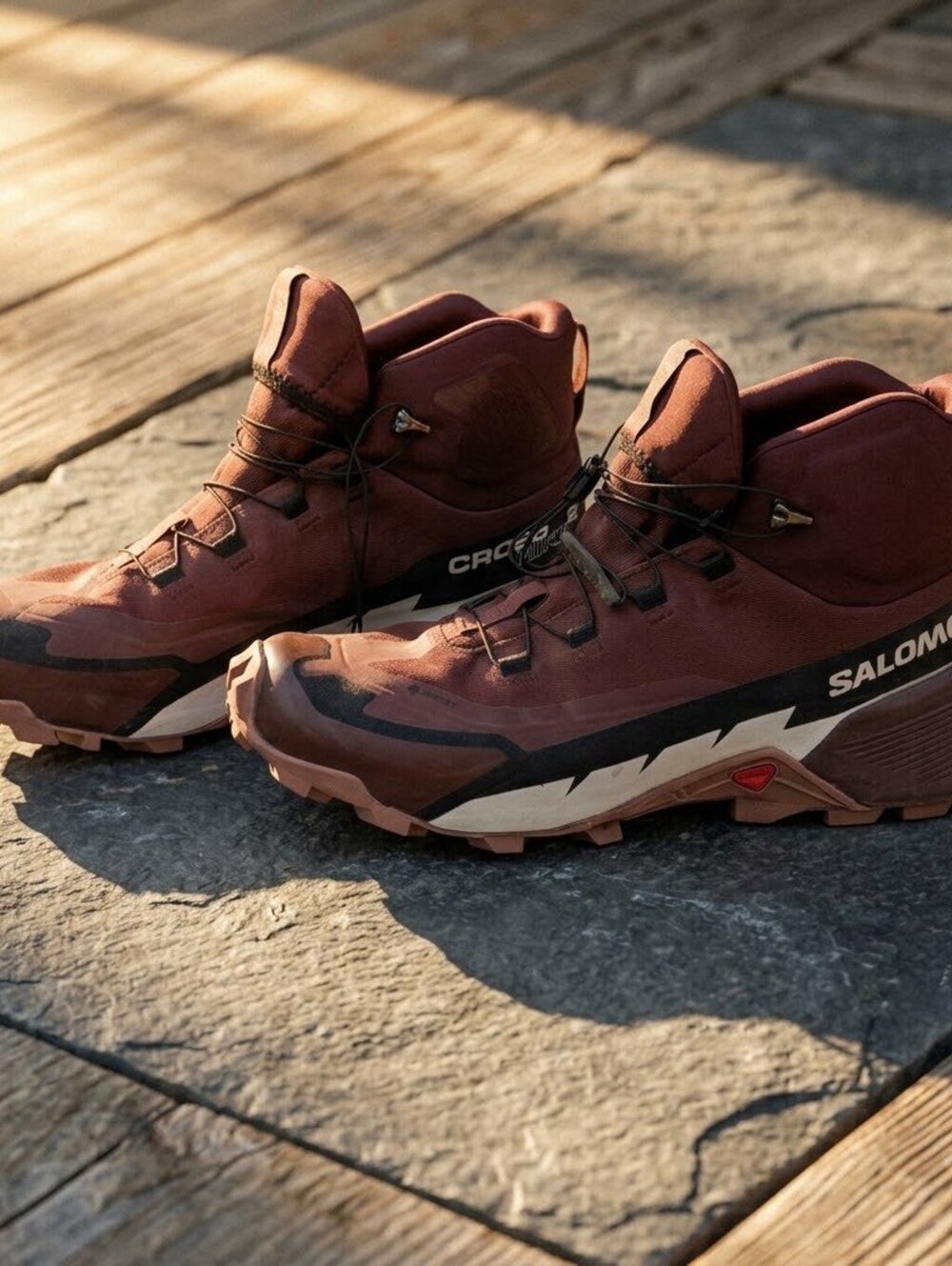 Salomon Cross Hike 2 Mid GTX Gore-Tex Boots 9.5 Burgundy Gorpcore Techwear